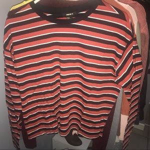 a stripped long sleeve shirt from forever21